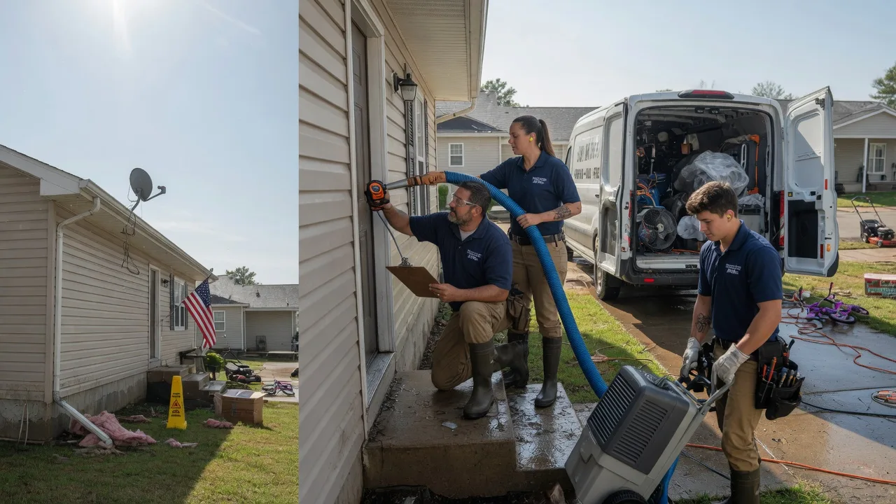 Ceiling Water Damage Restoration in Darwin, MN near me